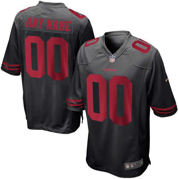 Customized Men & Women & Youth San Francisco 49ers Black Team Color Nike Game Stitched Jersey,We sell and wholesale Customized Men & Women & Youth San Francisco 49ers Black Team Color Nike Game Stitched Jersey on line form chian!